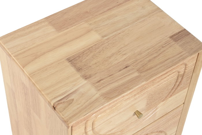 DKD Home Decor Mesita de Noche Scandi 58 x 40 x 30 cm