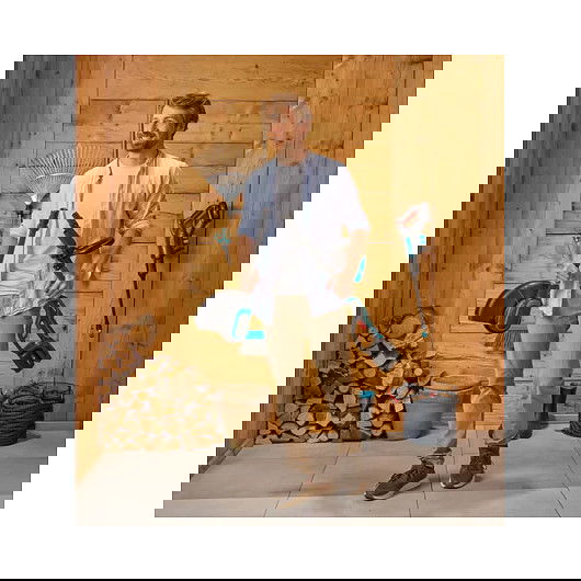 GARDENA Cortabordes y Recortador a Batería PowerTrim 30/18V P4A, sin Batería ni Cargador