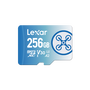 Lexar LMSFLYX256G-BNNNG Tarjeta MicroSDXC de 256 GB UHS-I Clase 10 V30 U3 Lectura 160 MB/s Escritura 90 MB/s