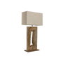 DKD Home Decor Lámpara Sobremesa Balines Natural Beige 20 x 75 x 40 cm