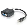 C2G Cable Adaptador Mini DisplayPort Macho a VGA (D-Sub) Hembra Negro - 0.2 Metros (20 cm)