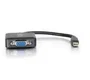 C2G Cable Adaptador Mini DisplayPort Macho a VGA (D-Sub) Hembra Negro - 0.2 Metros (20 cm)