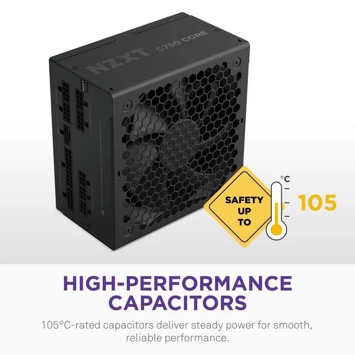 NZXT C850 Gold Core 850W 80+ Gold Totalmente Modular ATX 3.1 Negro