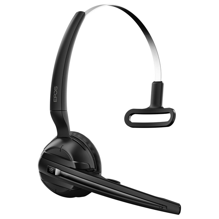 EPOS IMPACT D 10 USB-ML - Auriculares Inalámbricos DECT para Oficina, Monoaural con Micrófono Boom y Cancelación de Ruido, Negro
