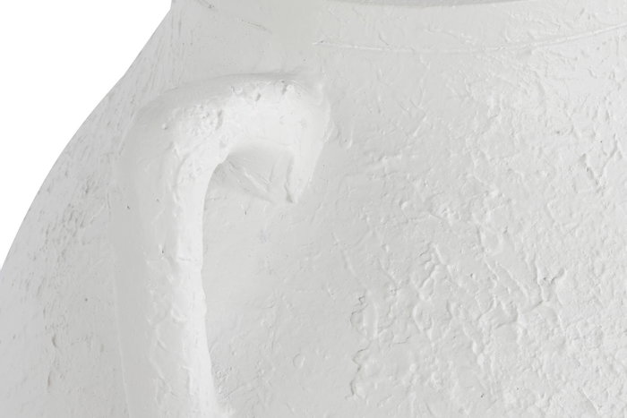 DKD Home Decor Tinaja Romantico Blanco Fibra de Vidrio 41 x 60 x 39 cm