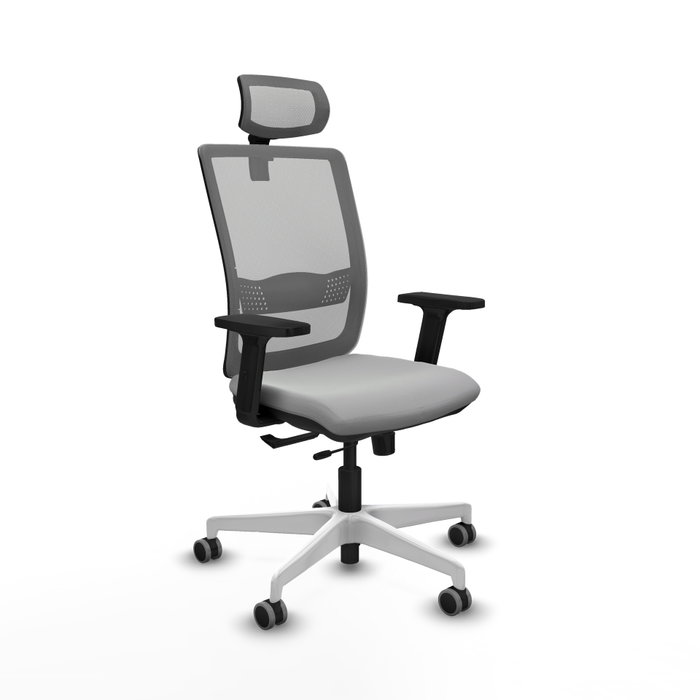 PIQUERAS Y CRESPO Silla de oficina Haches Gris con mecanismo Sincro/Traslack PIQUERAS Y CRESPO Silla de oficina Haches Gris con mecanismo Sincro/Traslack