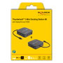 DeLOCK Mini estación de acoplamiento Thunderbolt 3 8K Negro