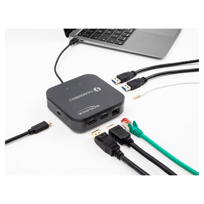 DeLOCK Mini estación de acoplamiento Thunderbolt 3 8K Negro DeLOCK Mini estación de acoplamiento Thunderbolt 3 8K Negro