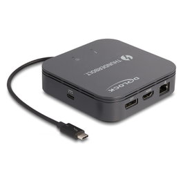 DeLOCK Mini estación de acoplamiento Thunderbolt 3 8K Negro