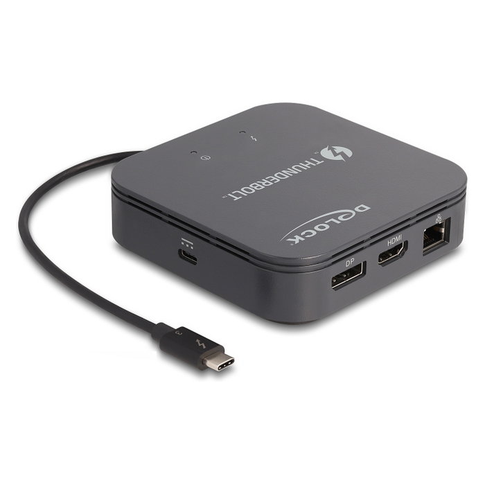DeLOCK Mini estación de acoplamiento Thunderbolt 3 8K Negro DeLOCK Mini estación de acoplamiento Thunderbolt 3 8K Negro
