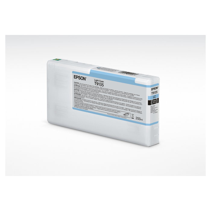Epson T9135 Cartucho de tinta Cian claro 200ml para SC-P5000 Epson T9135 Cartucho de tinta Cian claro 200ml para SC-P5000