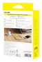 Baseus Cable de carga rápida de aleación de titanio USB-C a Lightning, 1 m, Plata