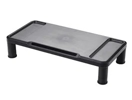 Q-connect Soporte para monitor ajustable en altura negro