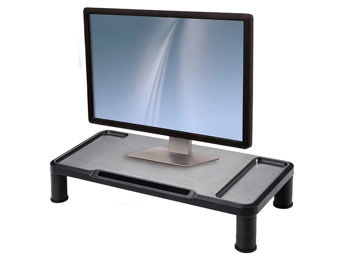 Q-connect Soporte para monitor ajustable en altura negro Q-connect Soporte para monitor ajustable en altura negro