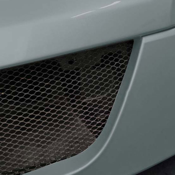 Foliatec FO34725 Rejilla De Aluminio Malla Media Negra 2 Piezas 20 x 60 cm para Parrilla Delantera o Personalización