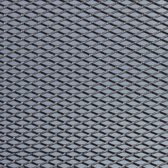 Foliatec Rejilla de Aluminio Malla Media Negra 2 Piezas 20 x 60 cm