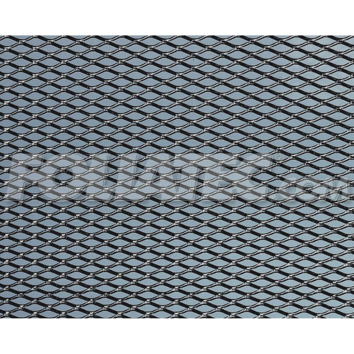 Foliatec Rejilla de Aluminio Malla Media Negra 2 Piezas 20 x 60 cm