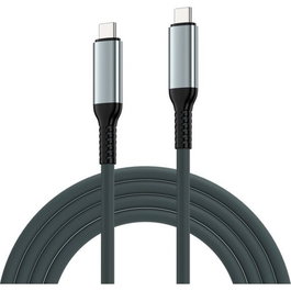 Ewent EC1071 Cable USB4 Gen 3x2 Tipo-C/M a Tipo-C/M 1m 40Gbps 240W Blanco/Negro