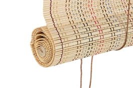 DKD Home Decor Estor Tropical 2 x 175 x 90 cm Multicolor Polyester Bambu