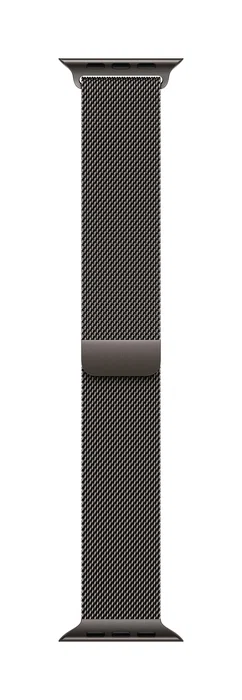 Apple MGJ74ZM/A Corre Milanese Loop de Malla de Acero Inoxidable Color Pizarra 46 mm Talla M/L para Apple Watch 44/45/46/49mm