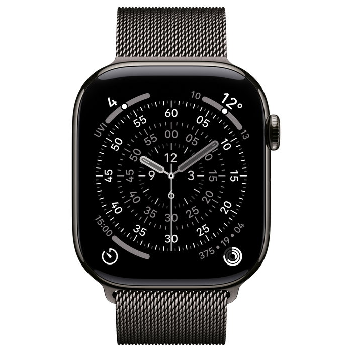 Apple Pulsera Milanese Loop 46 mm - Pizarra - Talla M/L