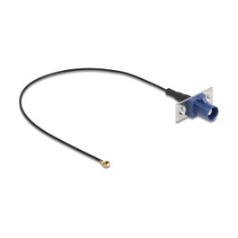 DeLOCK Cable de antena coaxial FAKRA C a MHF® I 1,13 - 20 cm