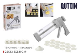 Quttin Pistola de Repostería con Prensa y 6 Boquillas (Pack de 12 unidades) inevitable