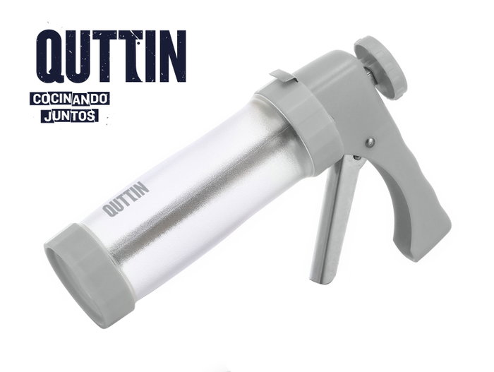 Quttin Pistola de Repostería con Prensa y 6 Boquillas (Pack de 12 unidades) inevitable