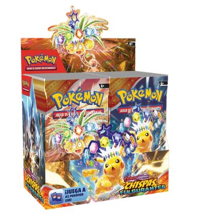 Pokemon TCG Chispas Filgurantes Baraja de Cartas Español Pokemon Juego de Cartas Pokemon TCG Chispas Filgurantes Baraja de Cartas Español Pokemon Juego de Cartas