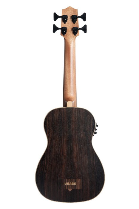 Ukelele Kala U-Bass Electrificado Ébano Satinado