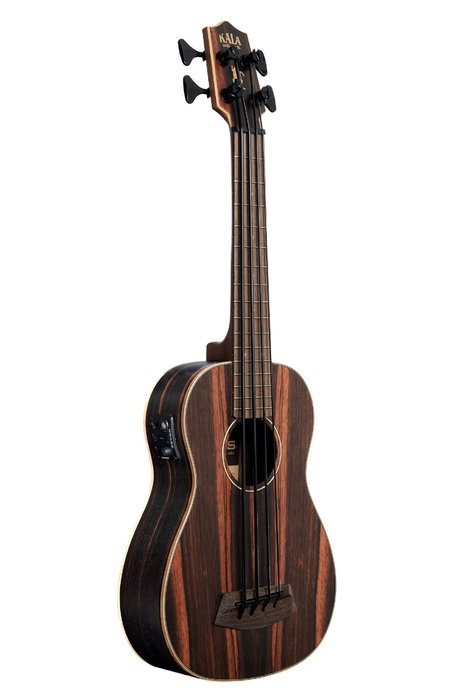 Ukelele Kala U-Bass Electrificado Ébano Satinado