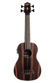 Ukelele Kala U-Bass Electrificado Ébano Satinado