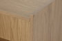 DKD Home Decor Mesa Centro Scandi Natural 120x60x35cm MDF Roble 2 Cajones