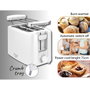 Adler Tostadora Ad 3223 de 2 ranuras, Blanca, 900 W