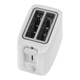 Adler Tostadora 2 Ranuras AD 3223, 900 W, Blanca, con Rejilla para Panecillos y Apagado Automático, 6 Niveles de Tostado