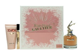 Jean Paul Gaultier Scandal Gift Set 80ml EDP + 75ml Body Lotion + 10ml EDP