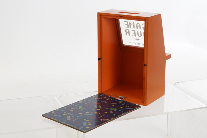 DKD Home Decor Hucha Naranja Azul 17 x 10.5 x 11 cm (6 Unidades)