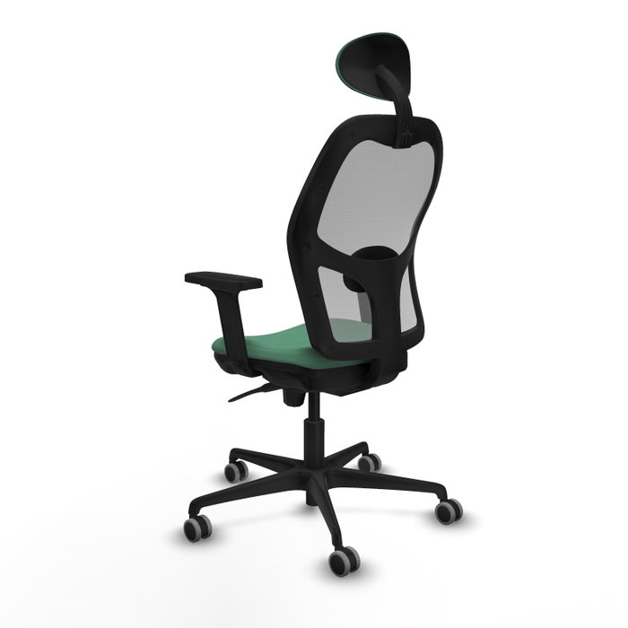 PIQUERAS Y CRESPO Silla de oficina Jorquera Verde esmeralda y Gris