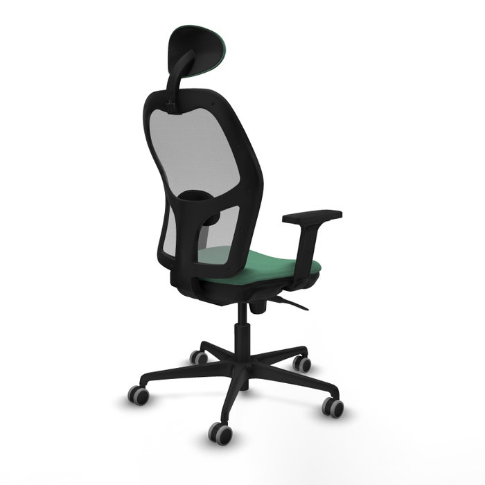 PIQUERAS Y CRESPO Silla de oficina Jorquera Verde esmeralda y Gris