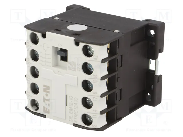 EATON ELECTRIC Contactor DILEM 3-polar 12A 24VAC