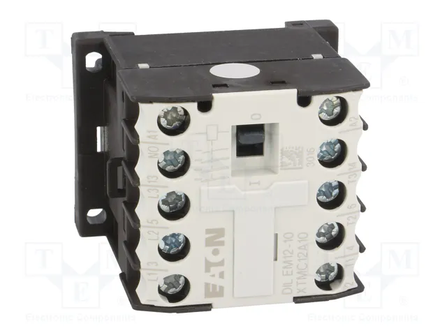 EATON ELECTRIC Contactor DILEM 3-polar 12A 24VAC