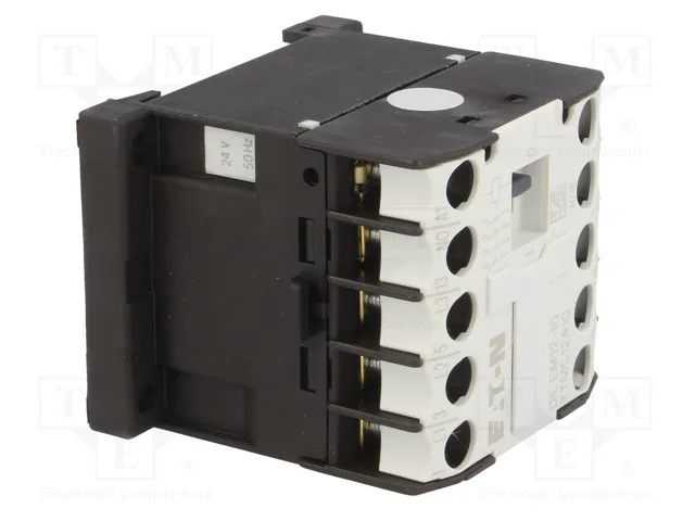EATON ELECTRIC Contactor DILEM 3-polar 12A 24VAC