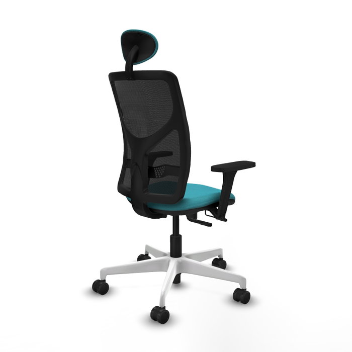 PIQUERAS Y CRESPO Silla de oficina Motilla con mecanismo Sincro/Traslack, Turquesa y Negro PIQUERAS Y CRESPO Silla de oficina Motilla con mecanismo Sincro/Traslack, Turquesa y Negro