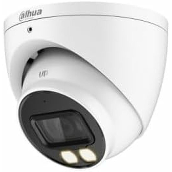 Dahua DH-HAC-HDW1200TP-IL-A Cámara Híbrida Turret Lite Smart Dual Light 2MP con Audio y Lente 2.8mm