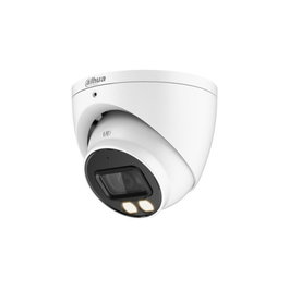 Dahua DH-HAC-HDW1200TP-IL-A Cámara Híbrida Turret Lite Smart Dual Light 2MP con Audio y Lente 2.8mm