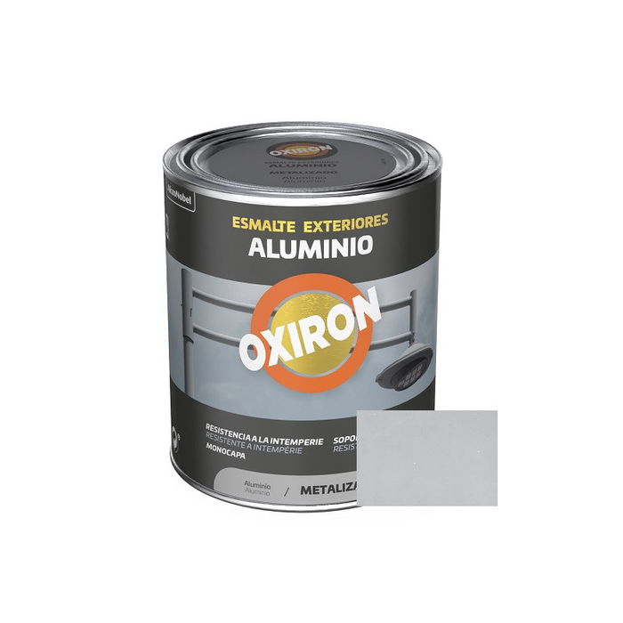 Oxiron Esmalte Sintético Industrial Aluminio para Exteriores de Secado Rápido 750ml Oxiron Esmalte Sintético Industrial Aluminio para Exteriores de Secado Rápido 750ml