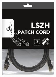 Gembird Cable de Red RJ45 CAT6a FTP LSZH 3 Metros Negro