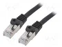 Gembird Cable de Red Cat6a S/FTP Negro 3m RJ-45