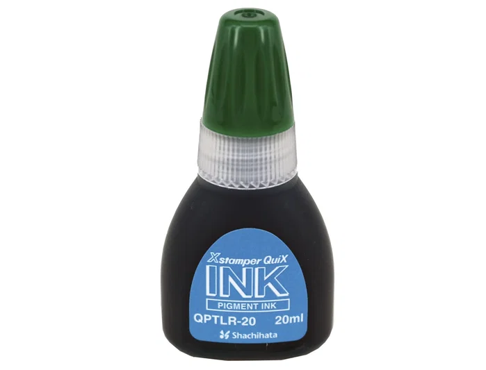 X'stamper - Tinta QUIX para sellos automáticos, color verde, bote de 20 ml