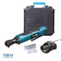 Koma Tools Carraca Eléctrica 12V Kit 12v-ca-k con Carga USB-C, Batería, Cargador, Maletín y 9 Vasos Hexagonales (6-14mm) + Prolongador